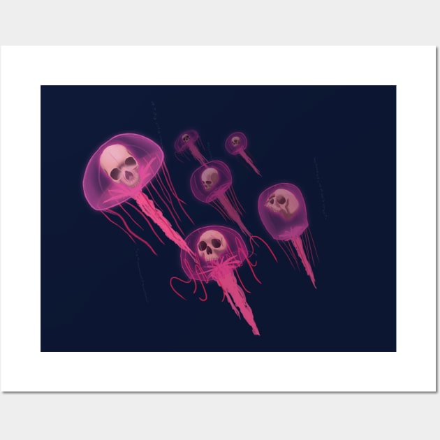 Untitled (Jellyfish) Wall Art by patrickkingart